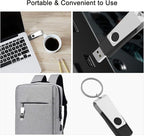 20Pack 1GB USB Flash Drive 2.0 Stick, TOPESEL Bulk Thumb Drive Swivel 1GB Pen Drive Jump Drive for Data Storage (20Pack Black)