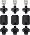 12 Pcs 1/4" & 3/8" Camera Screw Adapter Set - DSLR, GoPro, Flash & Light Stand Mounts