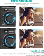 Wireless Camcorder lanc Zoom Controller for Sony - Aodelan Wired Video Camera Remote Control with IRIS Focus Zoom ND Adjust for ILME-FX6,PXW-FX9,PXWZ280V/Z280T,PXWZ190V/Z190T; Replaces Sony RM-30BP