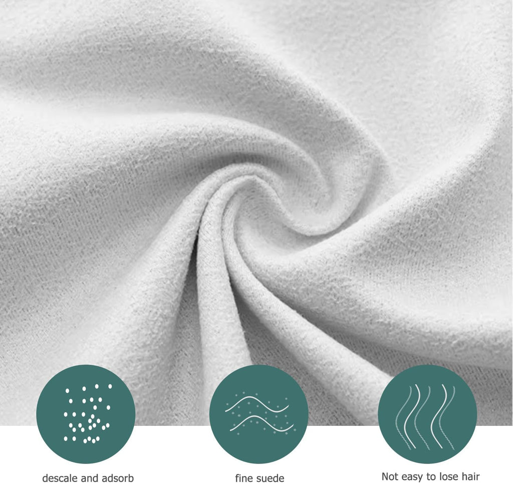 2 Pack Microfiber Liner Cleaning Cloth with Screen Keyboard Imprint Protection for MacBook Pro/AIR 13" 14" 2018-2025, Keyboard Protector Compatible MacBook Air 13/MacBook Pro 14 (M4-M1)-Grey+Yellow