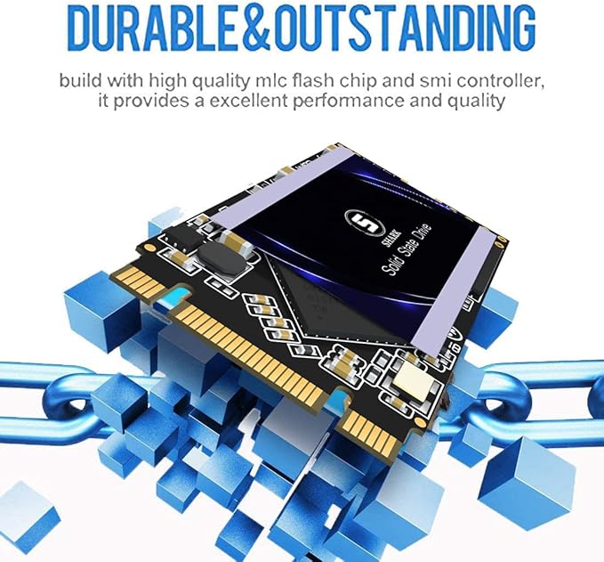 SSD MSATA 250GB Shark Speed Internal Solid State Drive High Performance Hard Drive for Desktop Laptop SATA III 6Gb/s Includes SSD (250GB, MSATA)