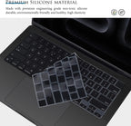 Keyboard Cover for 2024 2023 2022 2021 MacBook Pro 14 inch M4 M3 M2 M1 Pro/Max Chip A3112 A3401 A3185 A2918 A2992 A2779 A2442, MacBook Pro 16 inch A3403 A3186 A2991 A2780 A2485 Keyboard Skin