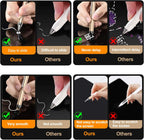 Penyeah Stylus pens for Touch Screens - [4-in-1] High Sensitivity and Precision Touch Screen Stylus Disc Tip,Black Rubber Tip & Mesh Fiber Tip Universal for All Capacitive Touch Screen Device (Gold)