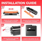 051 Black Toner Cartridge 2-Pack with chip Replacement for Canon 051 CRG-051 051H Compatible for Canon ImageCLASS MF264dw MF267dw MF269dw LBP162dw MF266dw MF263dn LBP161dn Laser Printer Ink All-in-One