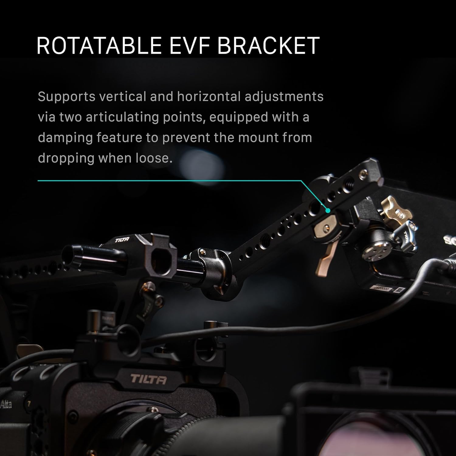 Tilta Camera Cage Compatible with Sony BURANO | Arri Rosettes, 1/4"-20 and 3/8"-16 Threads | w/Top Handle, Left/Right Side Arm, Battery Plate (Full Camera Cage)