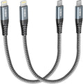 ohbox 1FT USB-C to Lightning Cable 2Pack, MFi Certified Type C iPhone Charger Cord, Fast Charging, Compatible with iPhone 14/13/12/11 Pro Max/XR/XS/X/8 Plus/SE/iPad