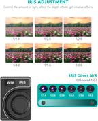 Wireless Camcorder lanc Zoom Controller for Sony - Aodelan Wired Video Camera Remote Control with IRIS Focus Zoom ND Adjust for ILME-FX6,PXW-FX9,PXWZ280V/Z280T,PXWZ190V/Z190T; Replaces Sony RM-30BP