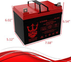 NT-12-35 NB 12V 35AH U1 Deep Cycle AGM Solar Battery Replaces 33Ah, 34Ah, 36Ah Brand Product