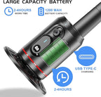 Auto Face Tracking Phone Holder for Phone, GoPro, Compact Camera, 360° Rotation Mount with Remote Compatible with Tripod, Rotating Stand for iPhone for Vlog, Streaming, Video, FaceTime, TIK Tok