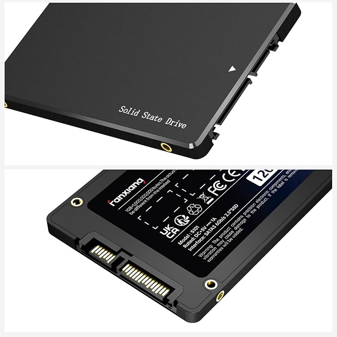 SSD 2TB Internal Solid State Drive SATA III 6Gb/s 2.5", 3D NAND, SLC Cache, Up to 550MB/s, Compatible with Laptops and PC Desktops(S101)