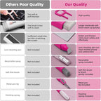 Ordilend Keyboard Cleaner Laptop Cleaning Kit, Car Accessories for Women Interior, Desk Accessories Office Supplies for Women, Patented Camera Cleaning Kits, HotPink