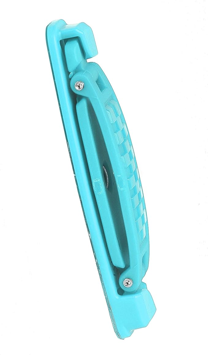 360 Rotating Phone Grip – Flat-Fold Kickstand & Secure Strap – Works with iPhone, Android, Tablets & Cases – Comfortable & Durable (Aqua)