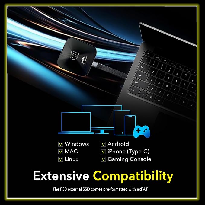 Addlink P30 2TB Magnetic Portable SSD, USB4 4000MB/s Compatible with Thunderbolt 4, ProRes 4K 120fps, PS5/PS4, MagSafe, Aluminum, for iPhone, PC, Mac, Android