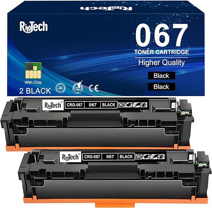 067 Black Toner Cartridge,Replacement for Canon 067 067H CRG-067 for imageCLASS MF653Cdw MF654Cdw MF656Cdw LBP633Cdw LBP632Cdw MF652Cw MF652Cdw Printer,with Chip