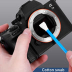 Camera Lens Cleaning Kit - Mirrorless and DSLR Camera Cleaning Kit for Canon, Sony, Nikon, Including Lens Paper/Blower, Cleaning Solution, Cotton swabs, dust Free Cloth, Lens Pen, Cleaning Brush