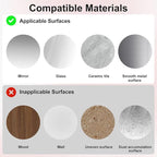 1 Pack Silicone Suction Cup Phone Case Mount Double Sided, Phone Accessories Hands-Free Strong Grip Holder for Selfies and Videos, Silicon Phone Stand Sticky for iPhone and Android Purple