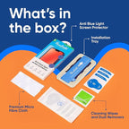 Ocushield Anti Blue Light Tempered Glass Screen Protector for iPhone 16 Pro (6.3") - Protect Your Eyes, Reduce Migraines & Improve Sleep