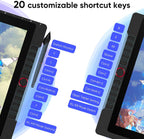 XPPen Artist 24 Pro 2.5K QHD Drawing Tablet with Screen,16.7M Colors Graphics Tablet with 8192 Pen Pressure Battery-Free Tilt Stylus & 20 Shortcut Keys for Windows, Mac, Chrome, Linux, 23.8"