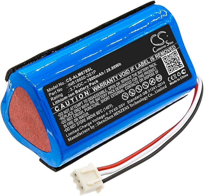 Technical Precision Replacement for Cameron SINO CS-ALM678SL Battery