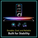 Addlink S85 2TB M.2 PCIe NVMe Gen4 Memory Expansion SSD, Speed Up to 6000 MB/s, Internal Solid State Drive with HMB Technology for Laptop, Gaming and Creators