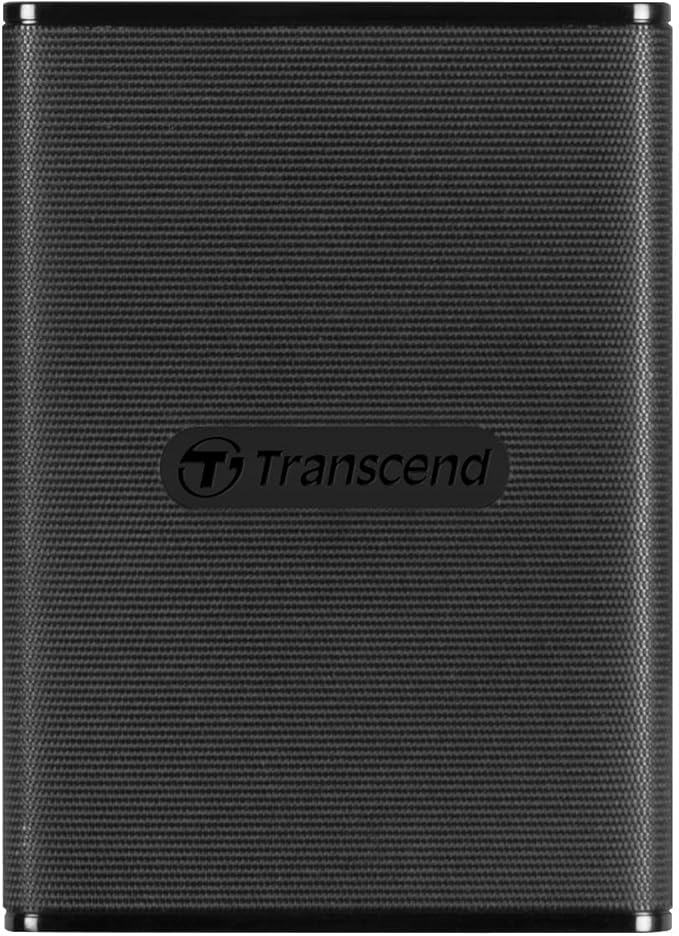 Transcend 1TB External SSD for iPhone/iPad/Mac/Windows/Android, PC/Laptop/Tablet/TV/Game Console, Portable Solid State Drive with One Touch Back up, One-Time Password Unlock, Type-A&Type-C Cables