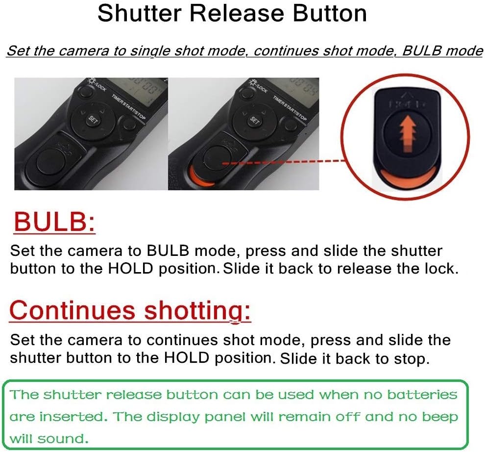 PHOLSY C6 Timer Remote Control with Intervalometer Compatible with Canon R10 R6 R8 90D 250D 200D 850D SX50HS; for Olympus E-M1X E-M1-II E-M1-III E-M5-III; for Fuji GFX100 GFX50R XT3 XT4 XT5 XT30