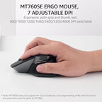 Rapoo 9560M Wireless Keyboard and Mouse Combo, Blade-Series E9550L 110-Key Ultra-Thin Keyboard and MT760SE Wireless Mouse, Support 4 Devices, Quiet, USB-C, Rechargeable, for Windows/Mac/Linux/Chrome