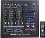 Singtronic KJ-5000Mix Professional Karaoke Console Mixer | HDMI ARC, Optical, Bluetooth, USB Recording, 8-Band EQ, Anti-Feedback, BBE DSP Processor, Rack-Mountable DJ/KJ Mixer