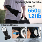 SIRUI 15.7"/40cm Mini Quick Set-Up Foldable Softbox, Quick Release with Diffuser Grid Bad for Video Continuous Lighting Compatible with C150X Series, QR40