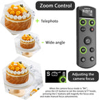 for Sony Camera Wireless Remote Control,Rechargeable Shutter Release with OLED Screen for Sony ZV-1,ZV-E10, A6400, A6700, A7C,A7III,A7IV,RX100 VII, DSC-RX0 II,DSC-RX100 VII, Replace RMT-P1BT