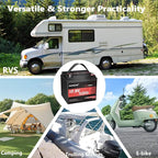 12.8V 50Ah LiFePO4 Lithium Battery, Built-in 50A BMS,640Wh Capacity, 4000+ Cycles, Low-Temp Protection,Perfect for RV, Camping, Trolling Motor, and Home Energy Storage