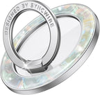 Syncwire Magnetic Phone Grip for MagSafe, Colorful Shell Magnetic Phone Ring Holder, 360° Rotation Floating Effect Cell Phone Ring Stand MagSafe Ring for iPhone 16 Pro Max 15 14 13 &All- Pearly Luster