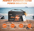 Litime 12V 140Ah Bluetooth Dual Purpose 1000 CCA Marine Battery
