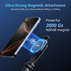 SMALLRIG AC-10 Magnetic Attachable Phone Clamp, with Cold Shoe Mount and 1/4"-20 Threaded Hole, for iPhone 16/15 / 14/13 / 12 Series, 90° Tilt for Recording, Live Streaming - 5283