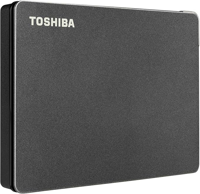 TOSHIBA Canvio Gaming 2TB & Basics 4TB Portable External Hard Drives for Playstation, Xbox, PC & Mac