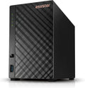 Asustor Drivestor 2 Lite AS1102TL, 2 Bay NAS, 1.7GHz Quad Core, 1GbE Port, 1GB RAM DDR4, Personal Private Cloud, Backup for Home & Small Office, Network Attached Storage(Diskless)