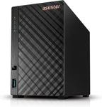 Asustor Drivestor 2 Lite AS1102TL, 2 Bay NAS, 1.7GHz Quad Core, 1GbE Port, 1GB RAM DDR4, Personal Private Cloud, Backup for Home & Small Office, Network Attached Storage(Diskless)