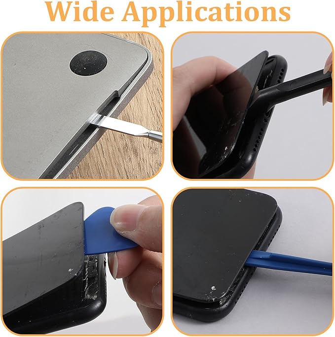 13 Piece Spudger Pry Tool Kit, Plastic & Metal Spudger Set Electronic Product Repair Tool Kit for Cell Phone Computer Eyeglasses Small Digital Appliances