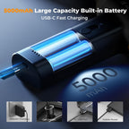 K&F Concept Blower & Suction 2 in 1 Compressed Air Duster, 150000RPM Super Power Electric Air Duster, Stepless Speed Regulation, Portable Dust Blower for Computer, Keyboard, House, Outdoor and Car