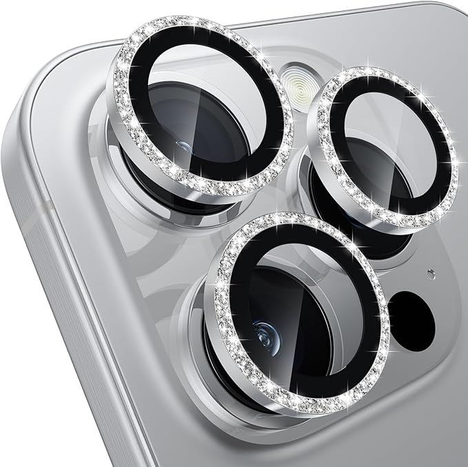 WSKEN for iPhone 16 Pro/iPhone 16 Pro Max Camera Lens Protector - [Original Shooting Model] Shatterproof Ultra HD Tempered Metal Glass Camera Screen Protector Cover Film Accessories