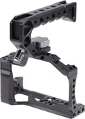 Hersmay For Canon M5 M50 II Cage with Top Handle, Camera Cage for Canon EOS M50 Mark II/ M50 /M5 Camera,Vlogging Video Shooting Filmmaking Rig Stabilizer with 1/4" Mounting and 3/8" Arri Locating Hole