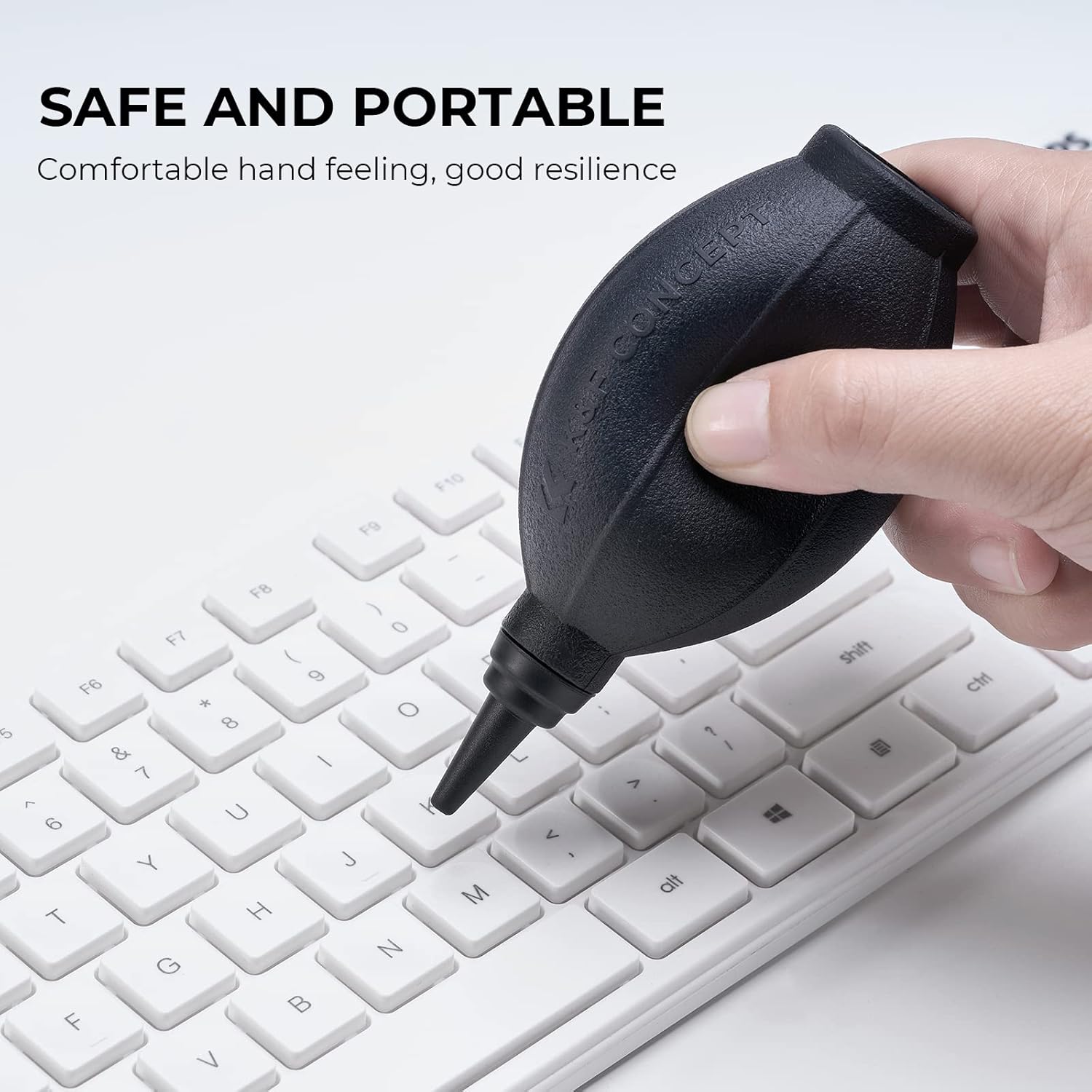 K&F CONCEPT Soft Tip Air Blower, Lens Blower for Digital, DSLR, SLR Cameras, Camera Lenses, Sensitive Electronics and Keyboards Telescope Filters, Rubber Bulb Air Pump Dust Blower