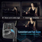 AODELAN Remote Control Camcorder Wireless Zoom Controller with LANC or 2.5mm Remote Jack for Sony and Canon, Zoom Focus IRIS Recording Playback Compatible with Canon XA50 XA55 XF405 G70 G60 /Sony NX8