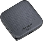 MMOMENT 512GB Magnetic External Portable SSD – 950MB/s Read – for ProRes 4K – Phone SSD Compatible with MagSafe, USB-C, USB-A, iPhone 15/16, Mac, PC (MU P100)