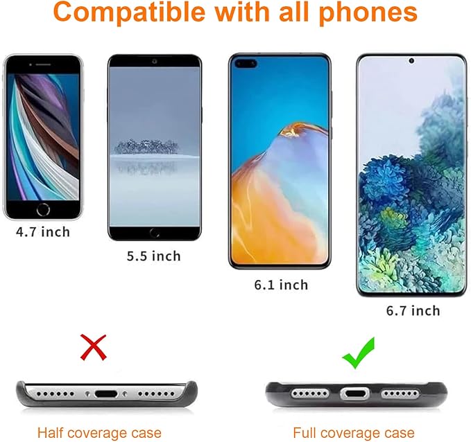 Phone Lanyard Crossbody Strap, Phone Lanyard Crossbody Wrist Strap, Adjustable Anti-Theft Phone Patch Lanyards for Most Smartphones,Universal Cell Phone Neck lanyard for Women and Men (Black)