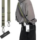 MAGEASY Universal Cell Phone Lanyard Crossbody - Anti-Theft Crossbody Phone Strap for iPhone 16 Pro Max & Most Smartphones, for Men & Women | 20mm (Army Green)