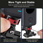 2 Pieces Camera Tripod Mount for Gopro Adapter 360°Adjustable Aluminum Alloy Conversion Adapter for GoPro Hero, Insta360, Sjcam Action Cameras and Other Standard 1/4 Accessories (GC-2)