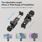 SmallRig Phone Support for DJI Stabilizers, Adjustment Phone Mount Adapter with 1/4"-20 Threaded Hole, Cold Shoe for DJI RS 4 Mini/RS 4 Pro/RS 3 /RS 3 Pro/RS 3 Mini/RS 2 / RS C2 / R S/R SC - 4301