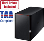 BUFFALO LinkStation SoHo 220 2-Bay Personal Cloud Office NAS 12TB (2x6TB) with Hard Drives Included
