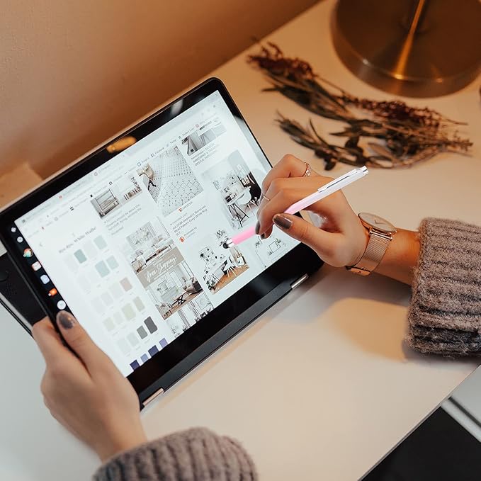 Stylus Pens for Touch Screens 12 Pack, Linfanc High Sensitivity and Precision Capacitive Stylus Pens for iPad, Tablets, Smartphones